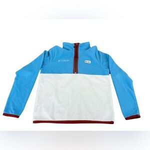 Cotopaxi Blue and White Fleece Hoodie